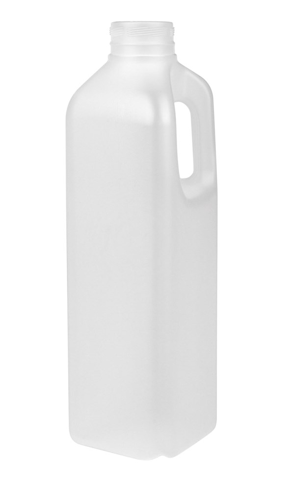 Juice 1L Square HDPE Juice Bottle - Handle (128)